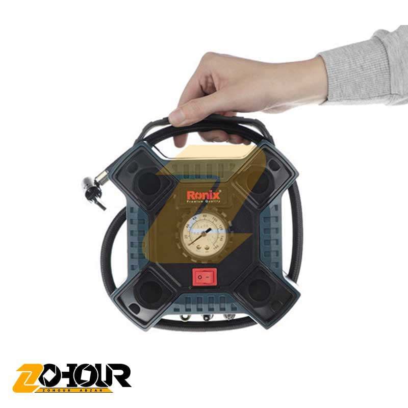 مینی کمپرسور باد آنالوگ فندکی رونیکس مدل Ronix RH-4263 — تصویر ۷