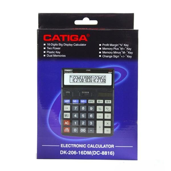 ماشین حساب کاتیگا 16 رقم DK-206-16DM-DC8816