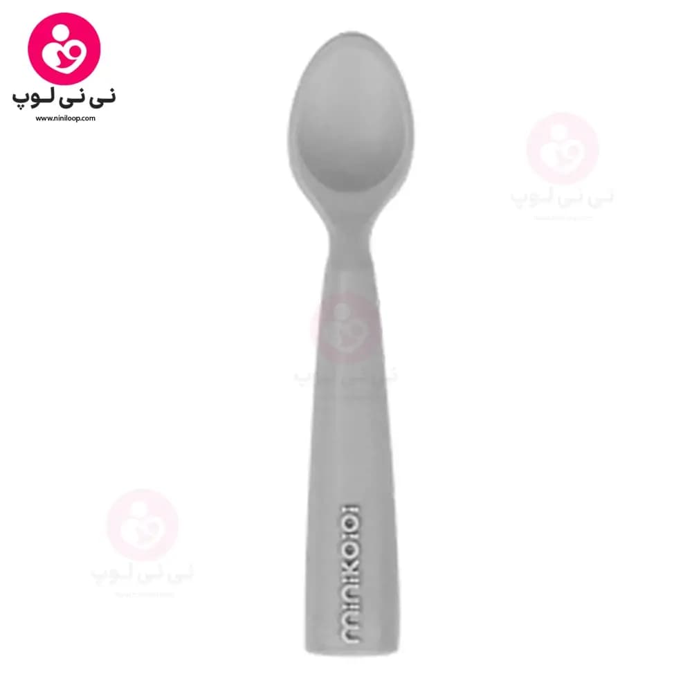 قاشق تک سیلیکونی مینیک ای ای Minikoioi دارای رنگ‌بندی — تصویر ۷