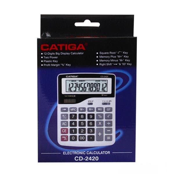 ماشین حساب کاتیگا CD2420-12RP