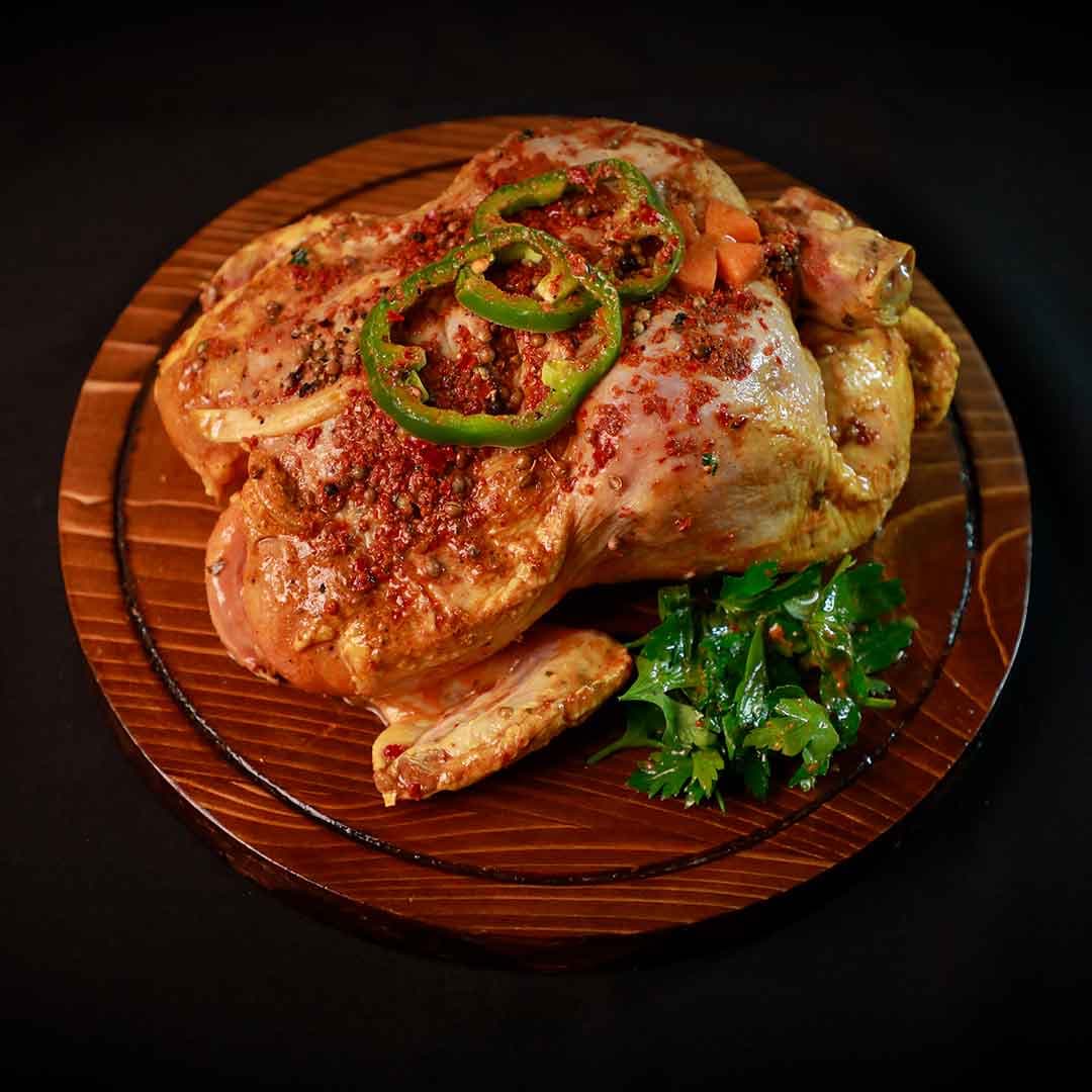 مرغ شکم پر-بسته بندی 1200 گرمی