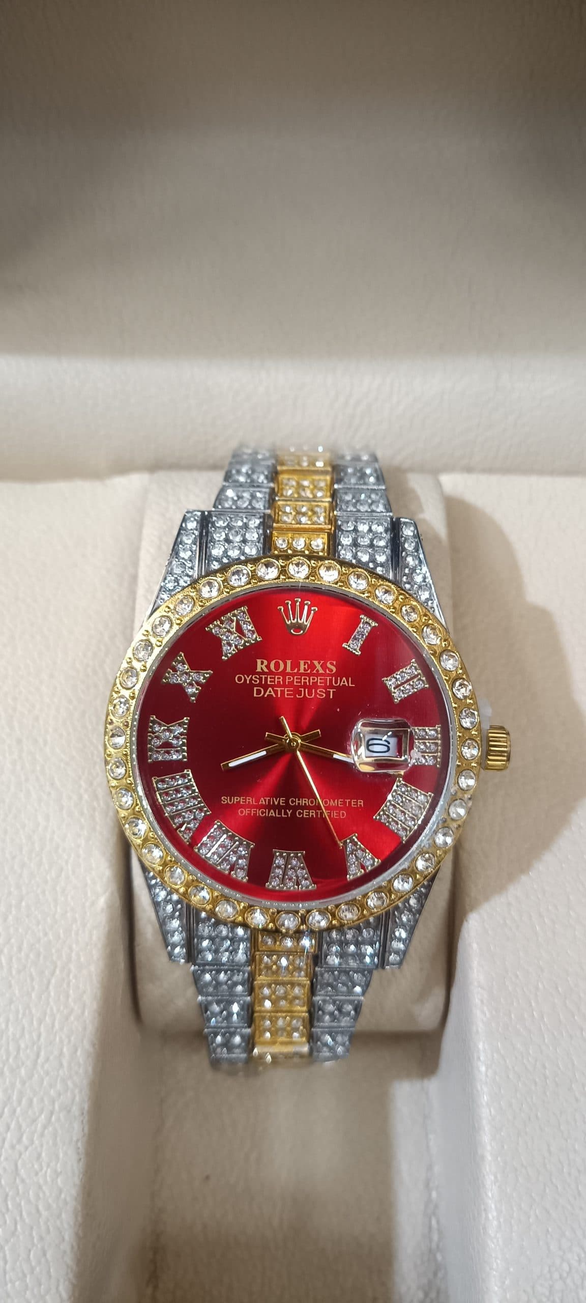 ساعت مچی فول نگین رولکس مدل Rolex Day_Date
