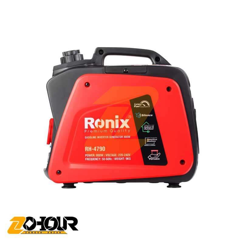 موتور برق بنزینی سایلنت 800 وات رونیکس مدل Ronix RH-4790 — تصویر ۵