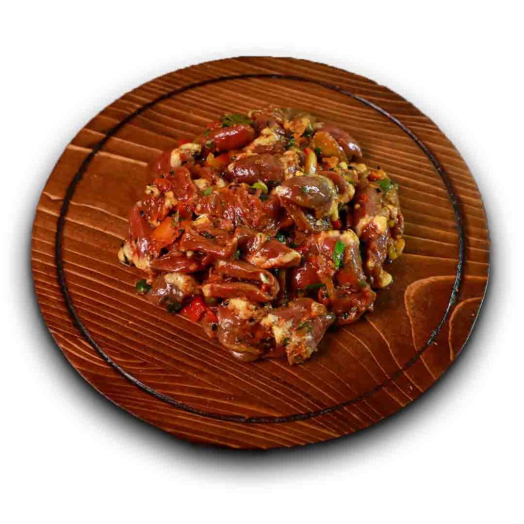 دل مرغ طعم دار-بسته بندی 500 گرمی