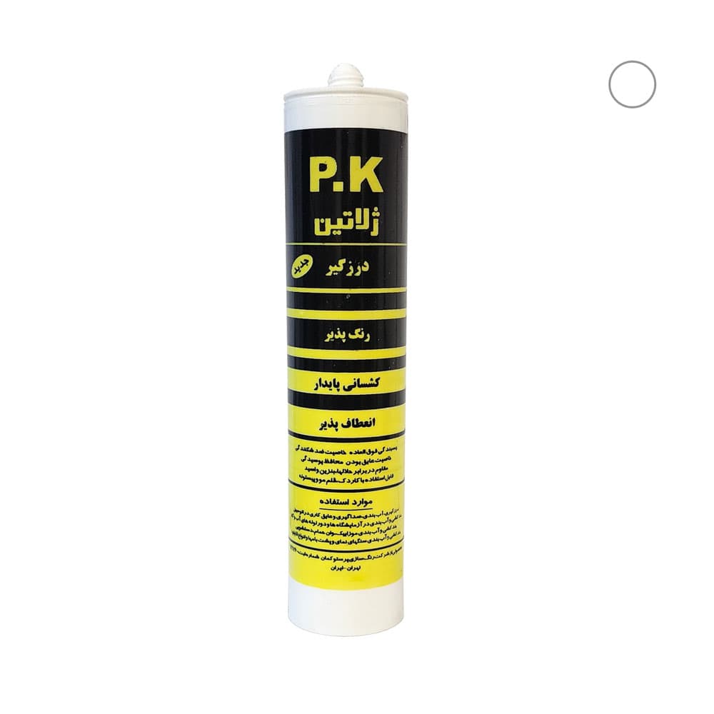خمیر درزگیر ژلاتینی پی کی سفید 410 گرم