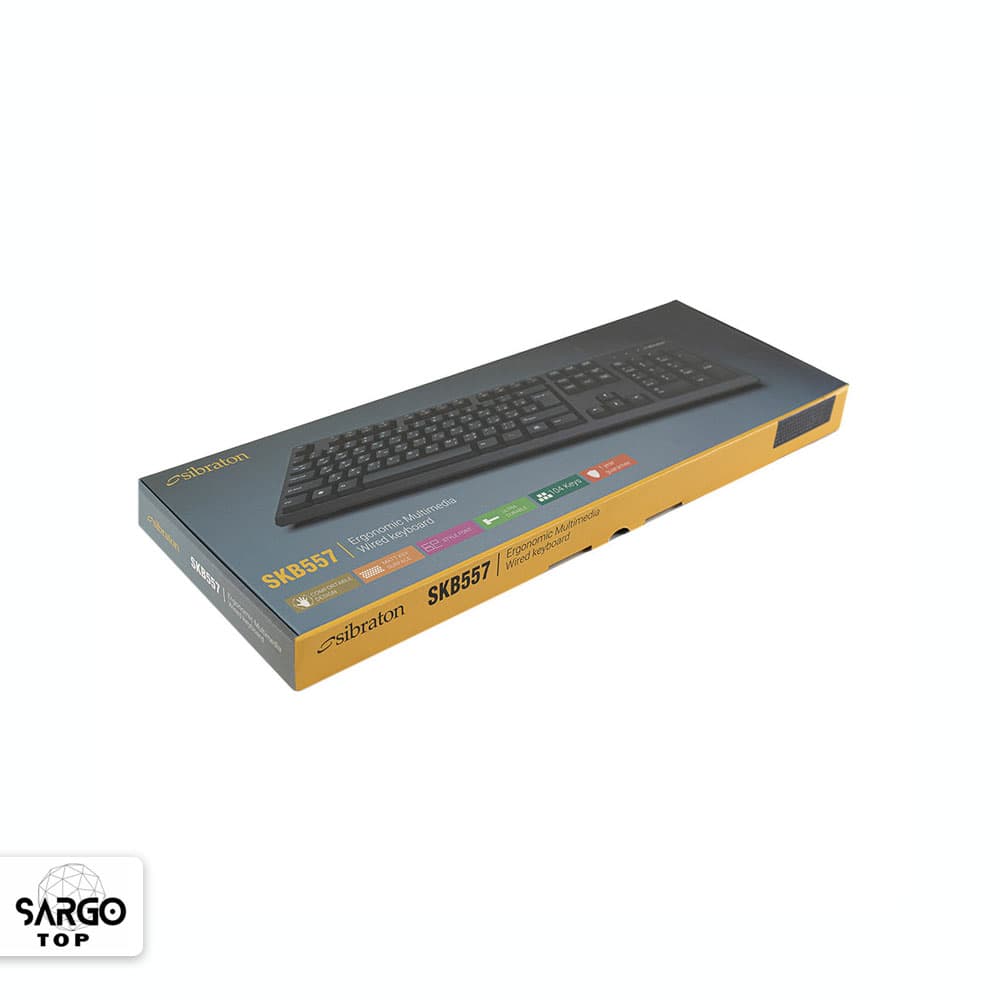 کیبورد سیبراتون مدل SKB557 — تصویر ۱۰