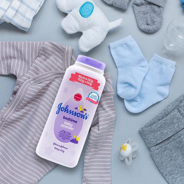 پودر بچه جانسون (Johnson) Bedtime Baby powder وزن 150 گرم — تصویر ۳