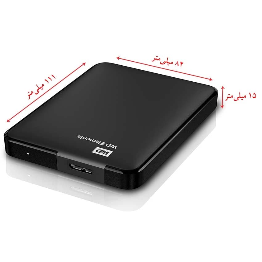 هارد اکسترنال وسترن دیجیتال مدل Elements ظرفیت 500 گیگابایت استوک — تصویر ۳