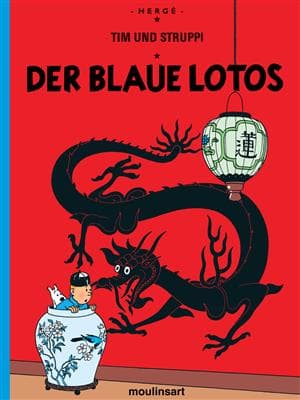 کتاب آلمانی Der Blaue Lotus – Vol 4 تن تن آلمانی — تصویر ۲