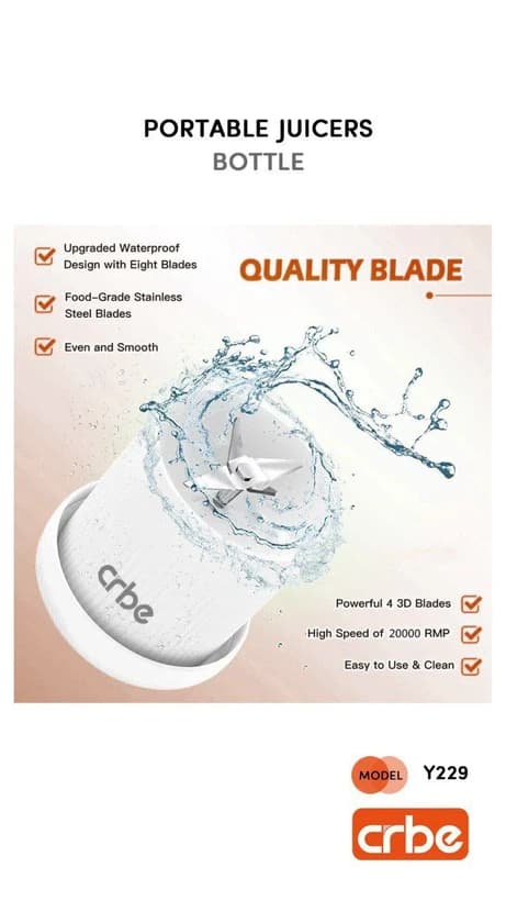 شیکر شارژی کربی CRBE Y229 — تصویر ۷