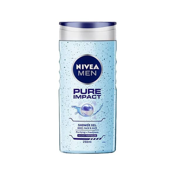 شامپو بدن نیوا مردانه مدل پیور ایمپکت Pure Impact حجم 250ml
