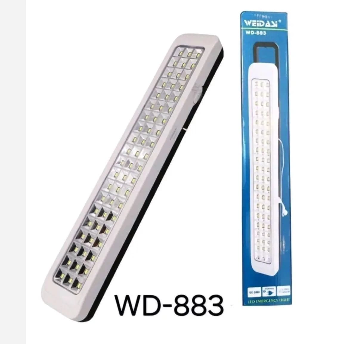 چراغ اضطراری 60 لامپ ویداسی wd-883 (پس کرایه)