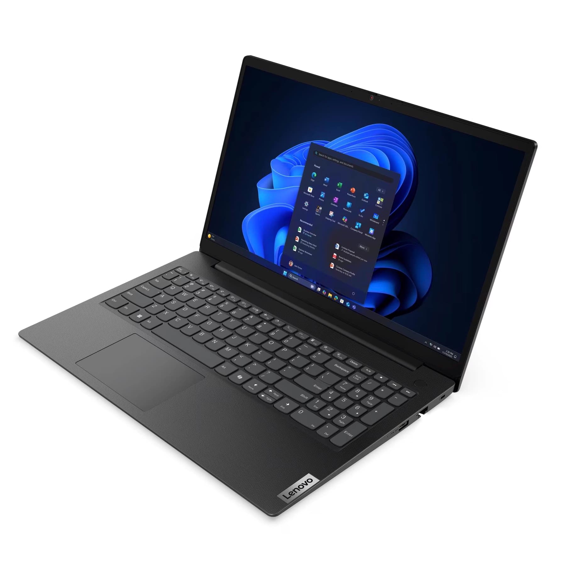 لپ تاپ 15.6 اینچی لنوو مدل Lenovo V15 G6 ITN Intel N100 8GB 256GB SSD M.2 PCIe NVMe — تصویر ۱۲