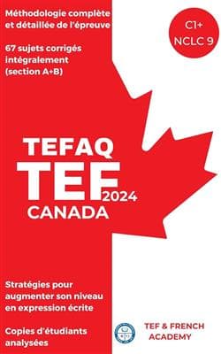 کتاب فرانسه Réussir l’expression écrite du TEF CANADA 2024 — تصویر ۳