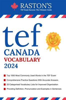 کتاب فرانسه TEF Canada Vocabulary – 1000 Essential Words for Success in TEF 2024