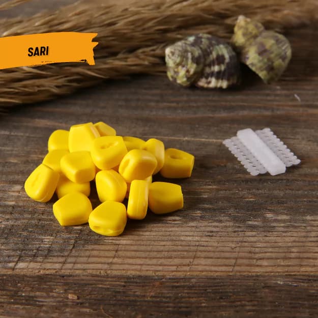 ذرت پاپ آپ طعم دار زرد رنات کارپ بسته ۲۰ عددی Renat Baits Silicone Corn,Carp Bait — تصویر ۵