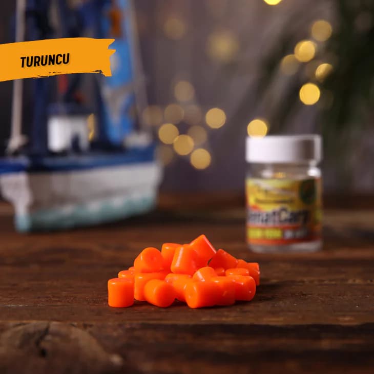 طعمه استوانه ای کپوری طعم دار نارنجی رنات کارپ بسته ۳۰ عددی Renat Baits Cylinder ,Carp Bait — تصویر ۴