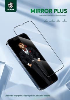 گلس گرین لاین برای اپل Iphone 13 pro max مدل Mirror Reflection Glass