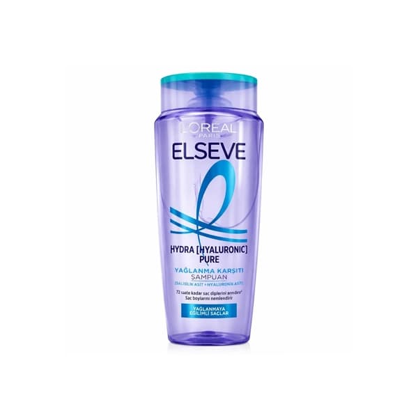 شامپو لورال Loreal Elseve بنفش مدل Hydra Hyaluronic Pure - لیرا بیوتی