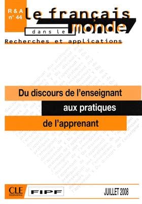 کتاب Du discours de l’enseignant aux pratiques de l’apprenant