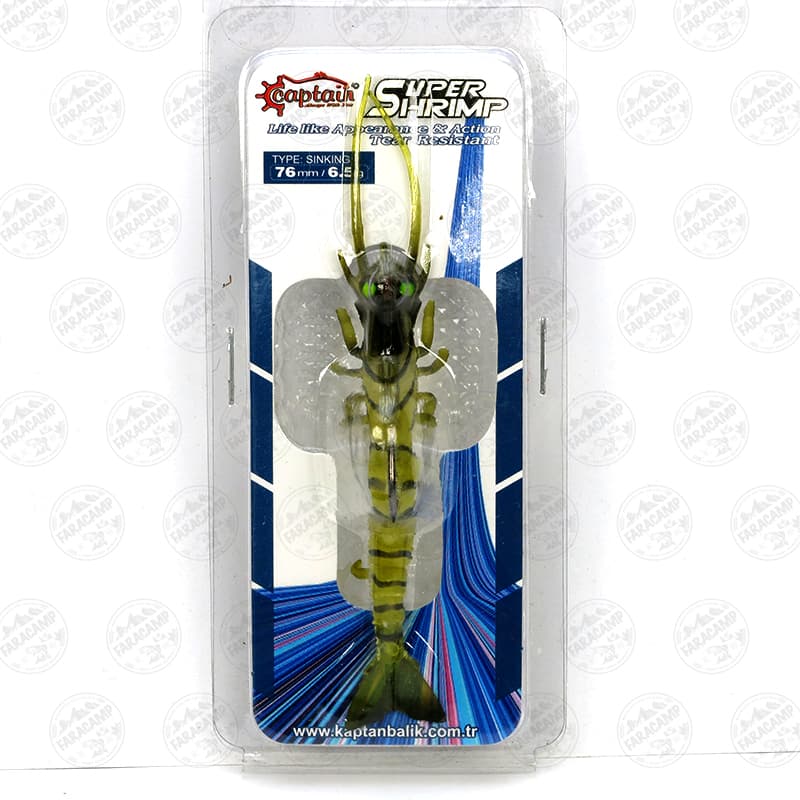 میگو مصنوعی کاپیتان ۷.۶ سانتی متر ۶.۵ گرم مدل ۰۱ Capitan magic shrimp — تصویر ۲