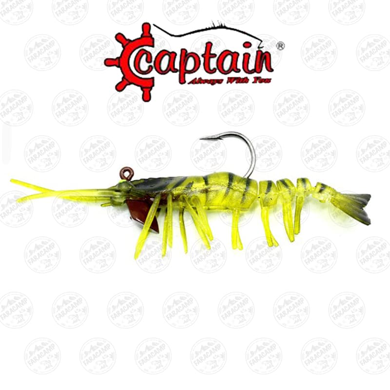 میگو مصنوعی کاپیتان ۷.۶ سانتی متر ۶.۵ گرم مدل ۰۱ Capitan magic shrimp — تصویر ۳