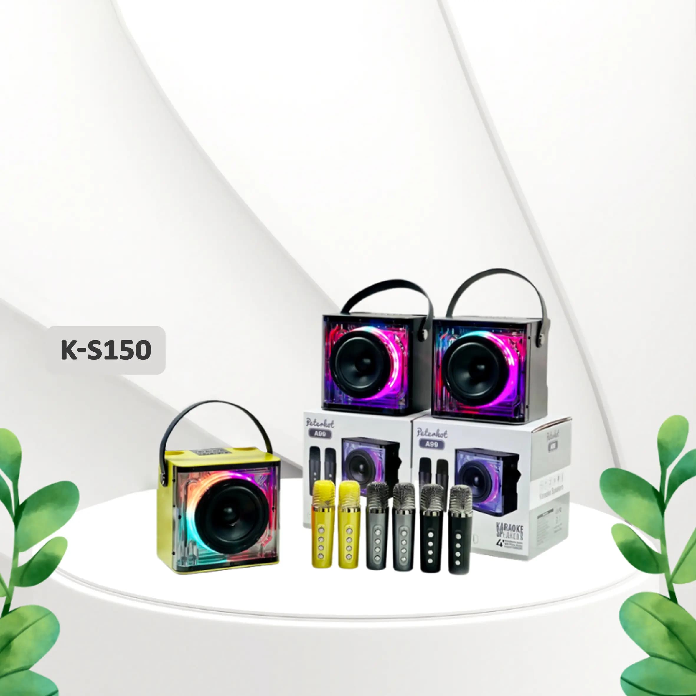اسپیکر بلوتوثی میکروفندار کلومن KOLUMAN K-S150 با گارانتی — تصویر ۹