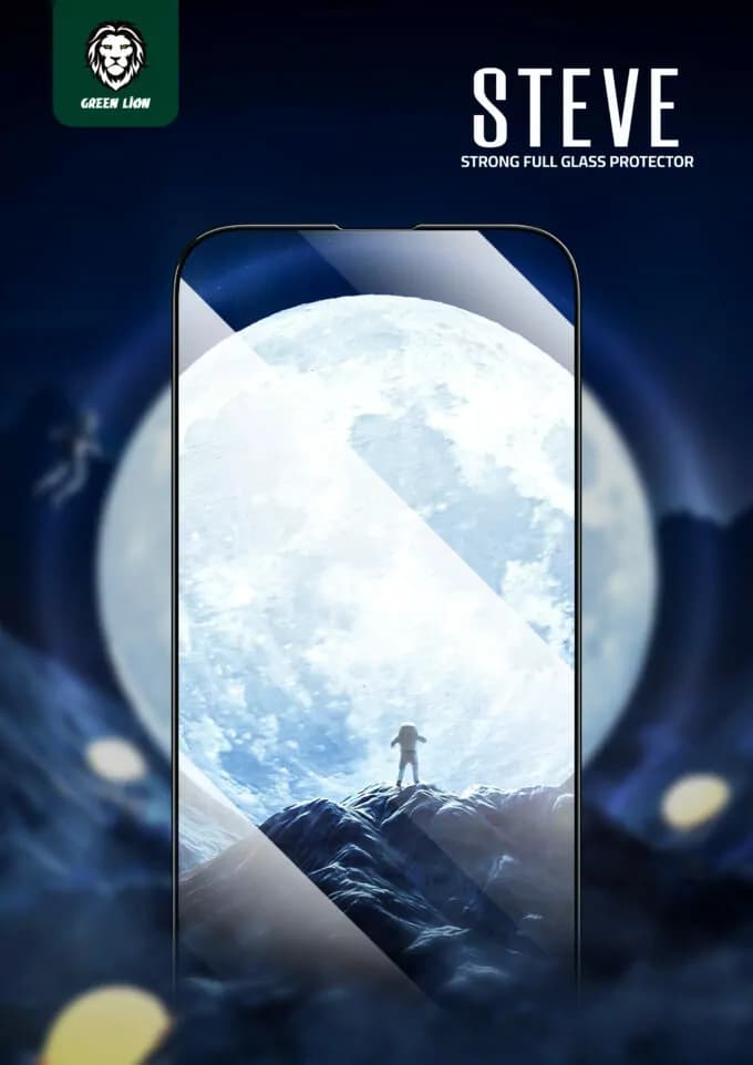 گلس گرین لاین برای اپل Iphone 11 مدل Steve شفاف — تصویر ۶