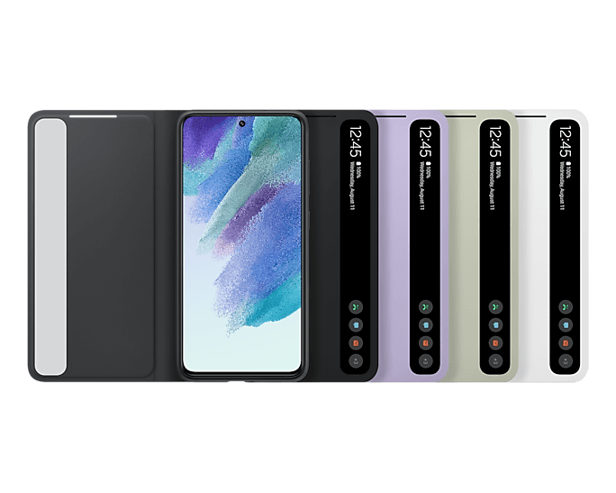 کیف هوشمند اصلی سامسونگ Samsung Galaxy S21 FE Smart Clear View Cover — تصویر ۷