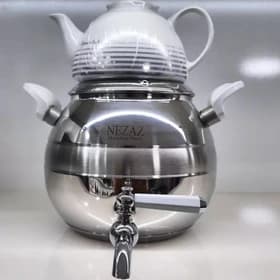 کتری قوری نزاز مدل 4.5 لیتری کف چدن کد 1800