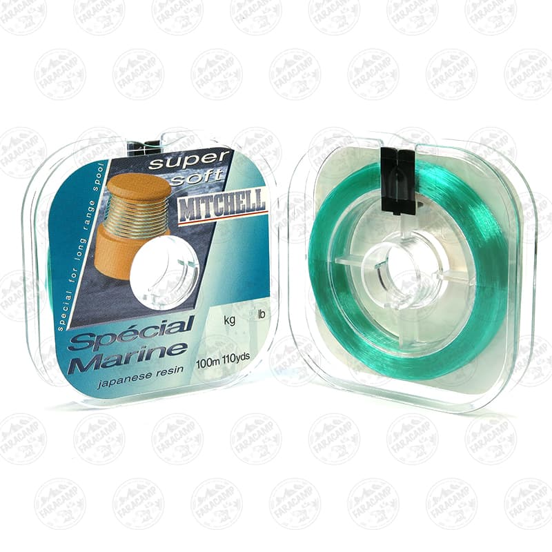 نخ ماهیگیری نایلون سبز میشل سایز ۰.۲۲ ، ۱۰۰متر MITCHELL SPECIAL MARINE — تصویر ۳