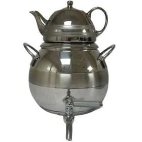 کتری و قوری نزاز خمره ای 4/5 لیتری تمام کروم کد 1700