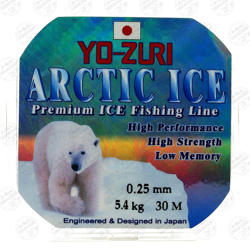 نخ ماهیگیری ice fishing یوزوری ژاپن سایز ۰.۲۵ ، ۳۰ متر YO-ZURI ARCTIC ICE