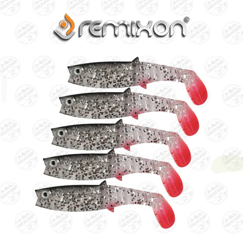 طعمه لور ماهی ژله ای رمیکسون نقره ای ۱۰ سانتی بسته ۵ عددی REMIXON BUSTER SHADE