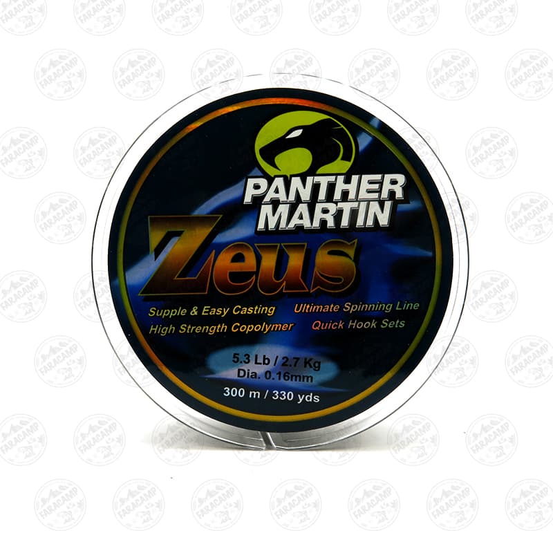 نخ ماهیگیری PANTHER MARTIN زئوس سایز ۰.۱۶، ۳۰۰ متر ZEUS