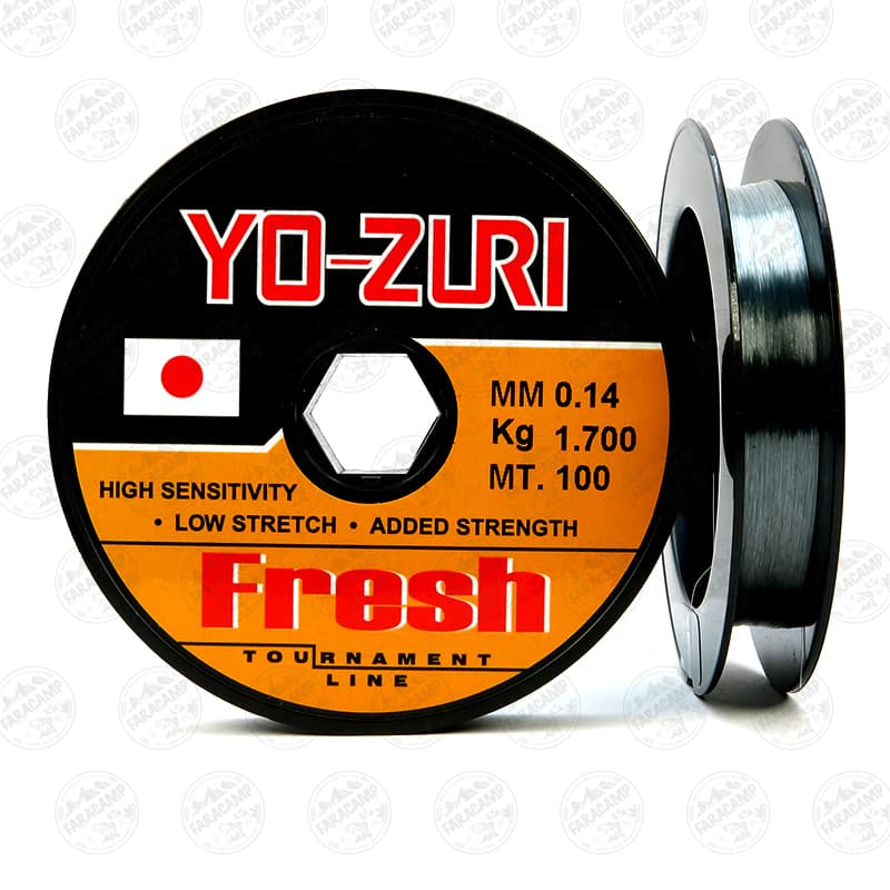 نخ ماهیگیری تورنومنت Fresh یوزوری ژاپن سایز ۰.۱۴، ۱۰۰ متر YO-ZURI Fresh