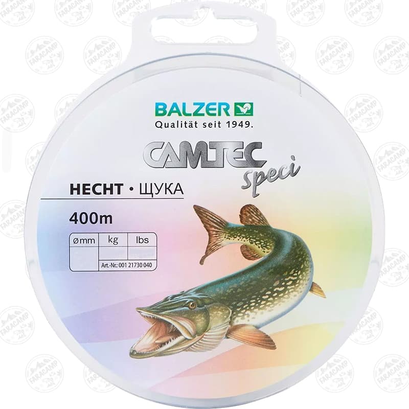 نخ ماهیگیری کامتک بالزر سایز ۰.۴۰، ۴۰۰ متر BALZER CAMTEC Speci HECHT
