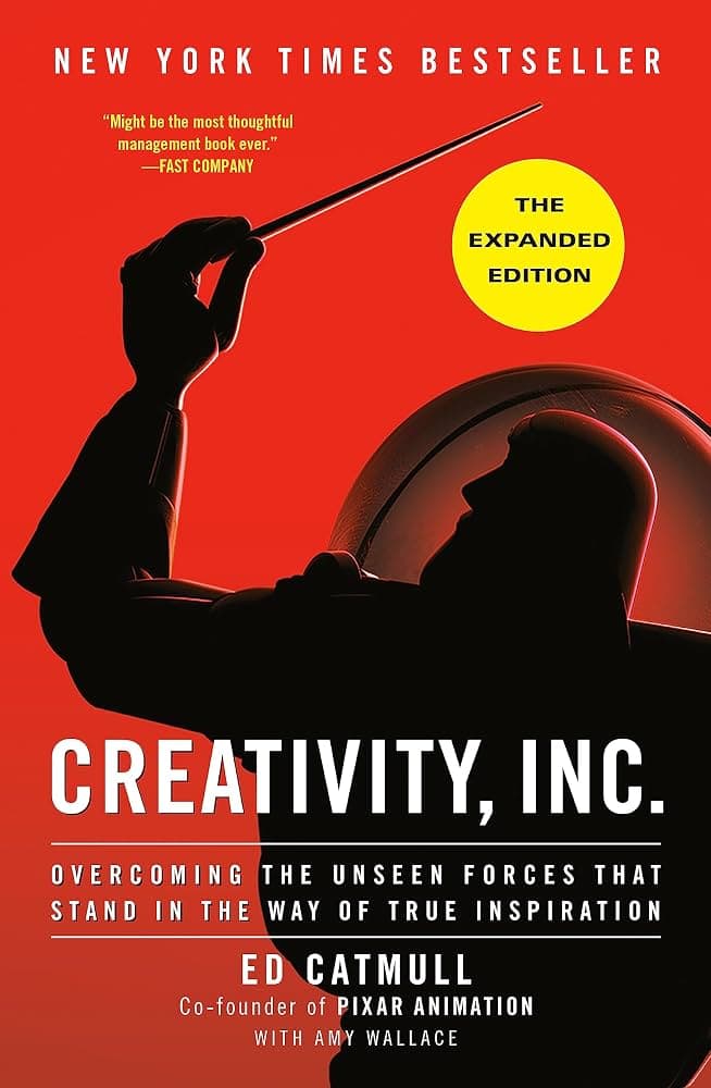 کتاب Creativity, Inc (خلاقیت، شرکت: غلبه بر نیروهای پنهانی که مانع الهام واقعی می‌شوند) نسخه انگلیسی PDF | اد کتمول