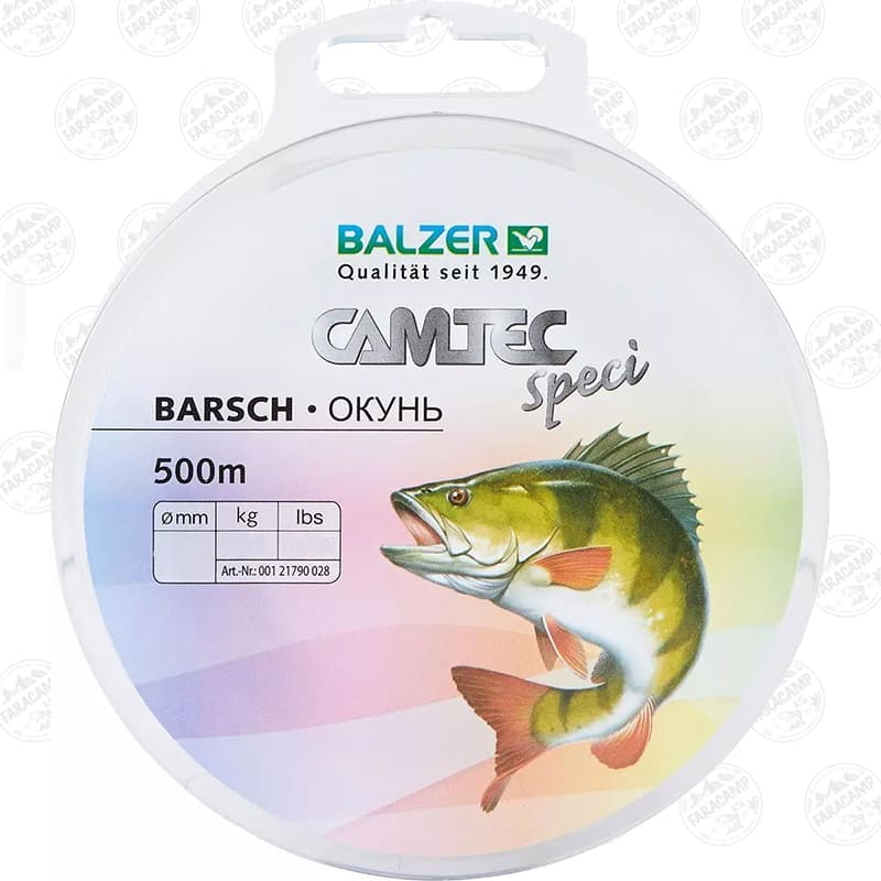 نخ ماهیگیری طلایی کامتک بالزر سایز ۰.۲۸، ۵۰۰ متر BALZER CAMTEC Speci BARSCH