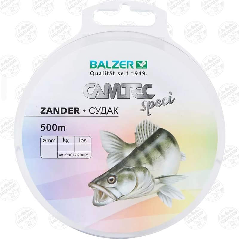 نخ ماهیگیری زیتونی کامتک بالزر سایز ۰.۳۵، ۴۰۰ متر BALZER CAMTEC Speci ZANDER
