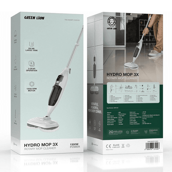 تی چرخشی گرین لاین مدل Hydro Mop 3X — تصویر ۶