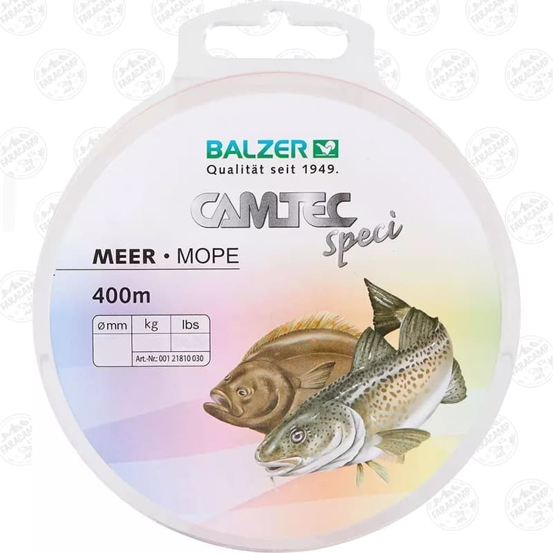 نخ ماهیگیری نارنجی کامتک بالزر سایز ۰.۳۰، ۴۰۰ متر BALZER CAMTEC Speci MEER