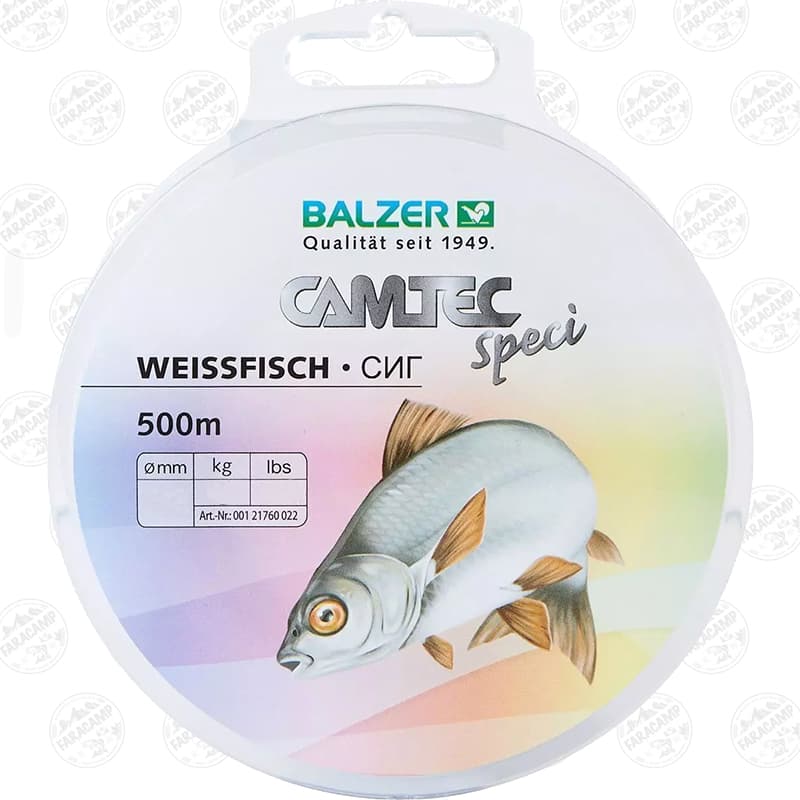 نخ ماهیگیری کامتک بالزر سایز ۰.۲۰، ۵۰۰ متر BALZER CAMTEC Speci WEISSFISCH