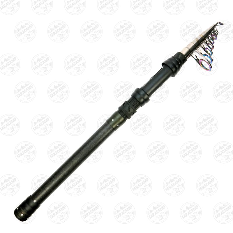 چوب ماهیگیری تلسکوپی مسافرتی فول کربن ۳۶۰ سانتی متر فایو استار