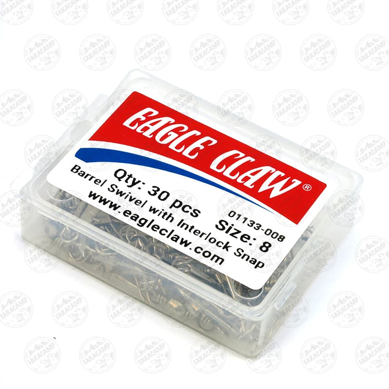 هرزگرد کلاسیک قفل دار EAGLE CLAW سایز ۸ بسته ۳۰ عددی