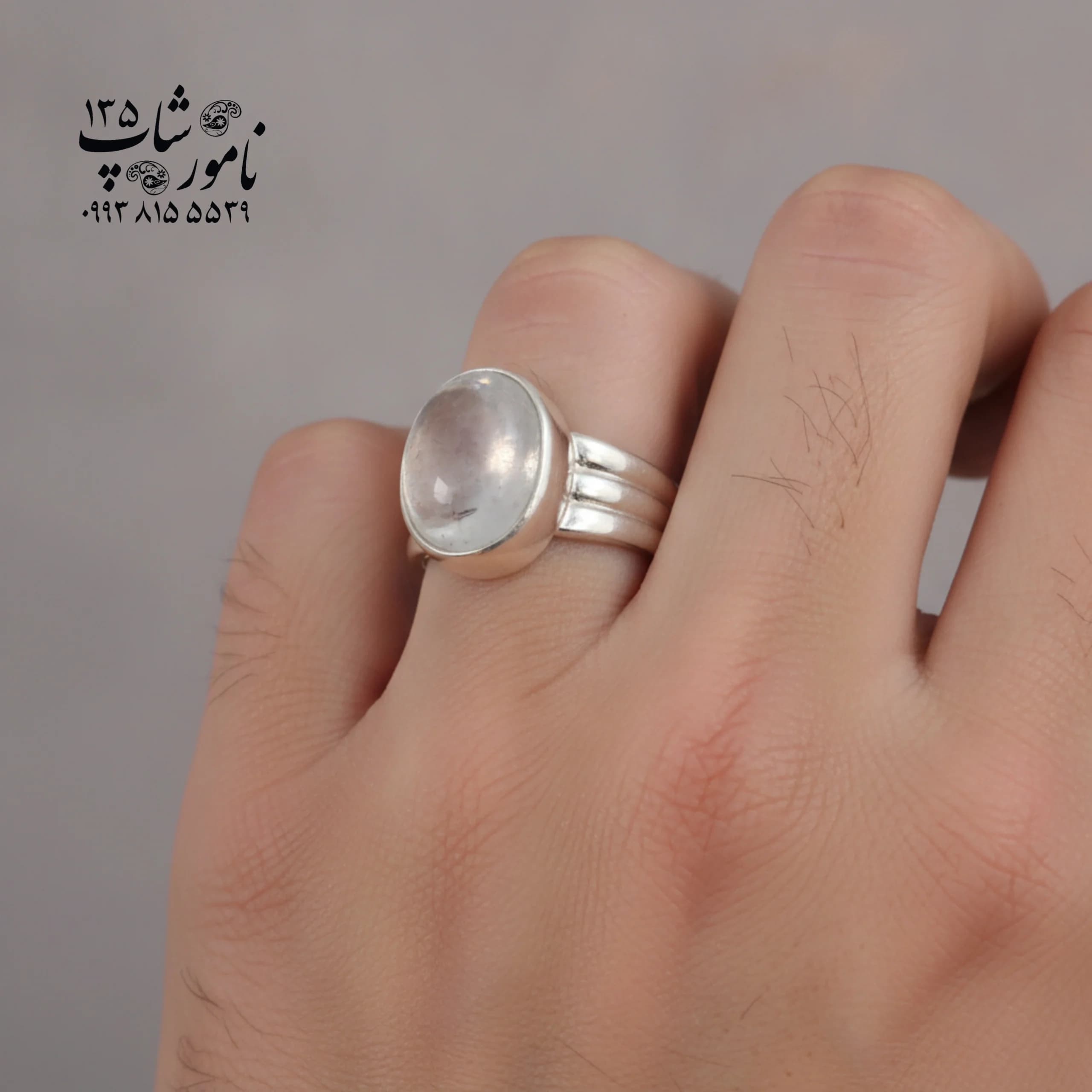 انگشتر نقره مردانه در نجف کد ۱۰۰۷