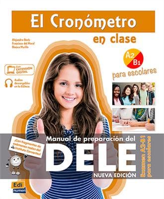 کتاب EL CRONÓMETRO EN CLASE. EXAMEN A2/B1 PARA ESCOLARES + MP3