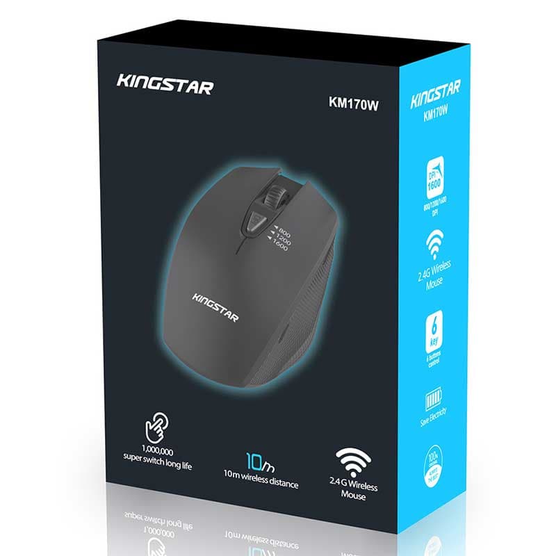 ماوس بی سیم کینگ استار مدل KM170W — تصویر ۹
