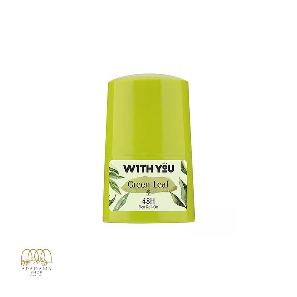 مام رول ضد تعریق ویت یو مدل With you مدل Green Leaf