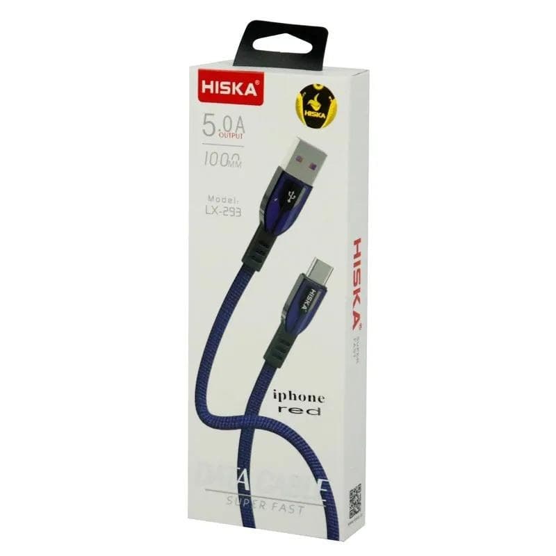 کابل تبدیل USB به لایتنینگ هیسکا مدل LX-293 طول 1 متر